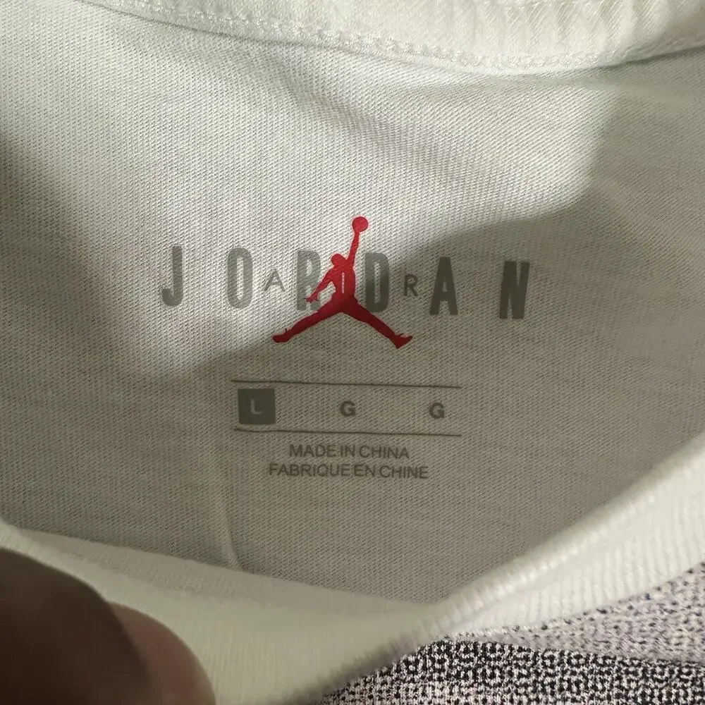 RARE Nike Air Jordan T Shirt 1984 Size L Rookie Playground Retro 1 Chicago